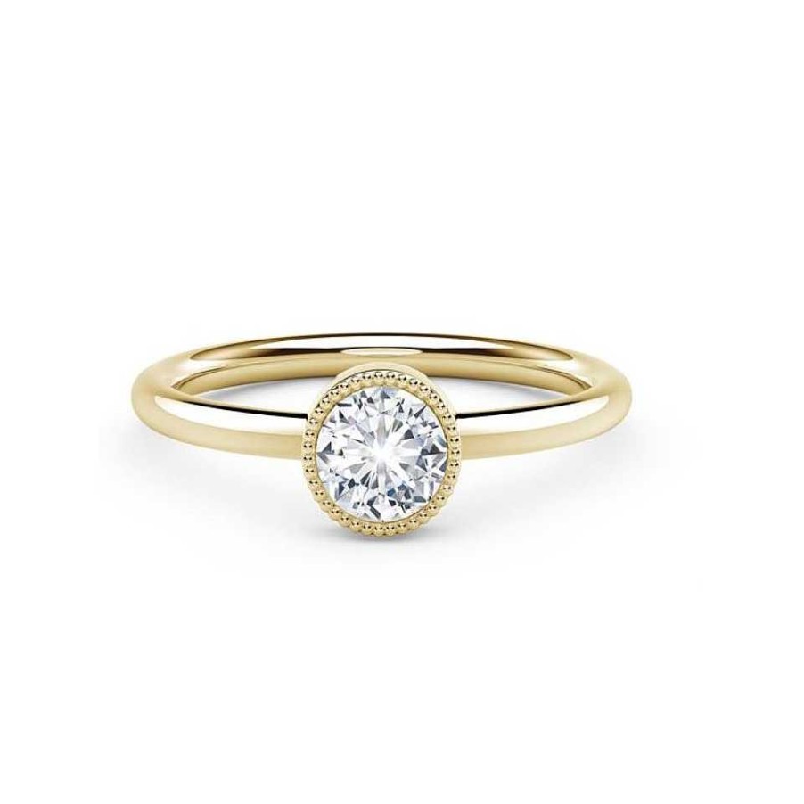 Fashion Rings Bailey's Fine Jewelry | Forevermark Tribute Collection Milgrain Bezel Set Diamond Ring