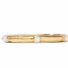 Bracelets & Bangles Julie Vos | Julie Vos 24Kt Yellow Gold Plate Catalina Hinge Bangle Bracelet In Mother Of Pearl