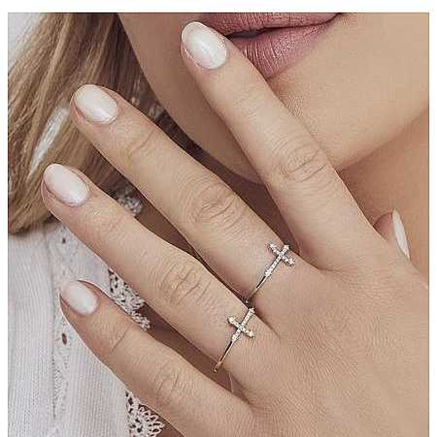 Fashion Rings Bailey's Fine Jewelry | Diamond Cross Ring