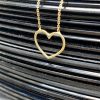 Necklaces & Pendants Bailey's Goldmark Collection | Bailey'S Goldmark Collection Open Heart Necklace In 14K Yellow Gold