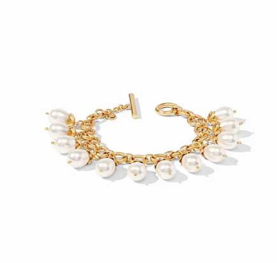 Bracelets & Bangles Julie Vos | Julie Vos Flora Pearl Charm Bracelet