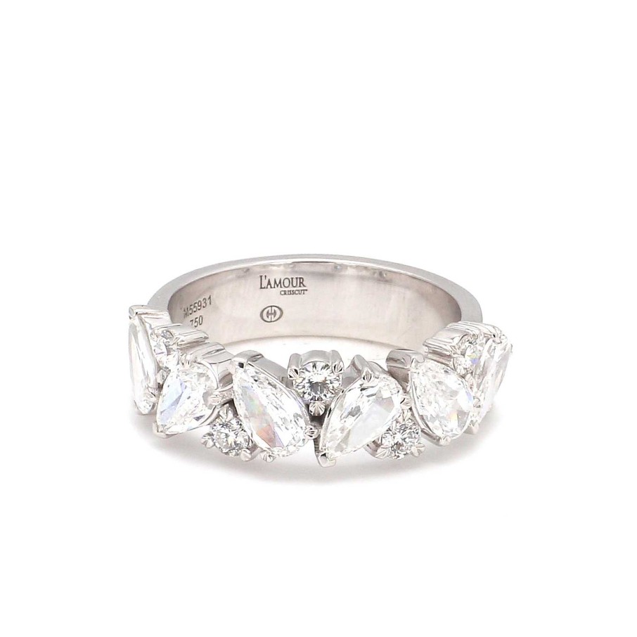 Fashion Rings Christopher Designs | Mixed Shape Diamond Band Ring