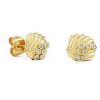 Earrings Sydney Evan | Sydney Evan Clam Shell Studs