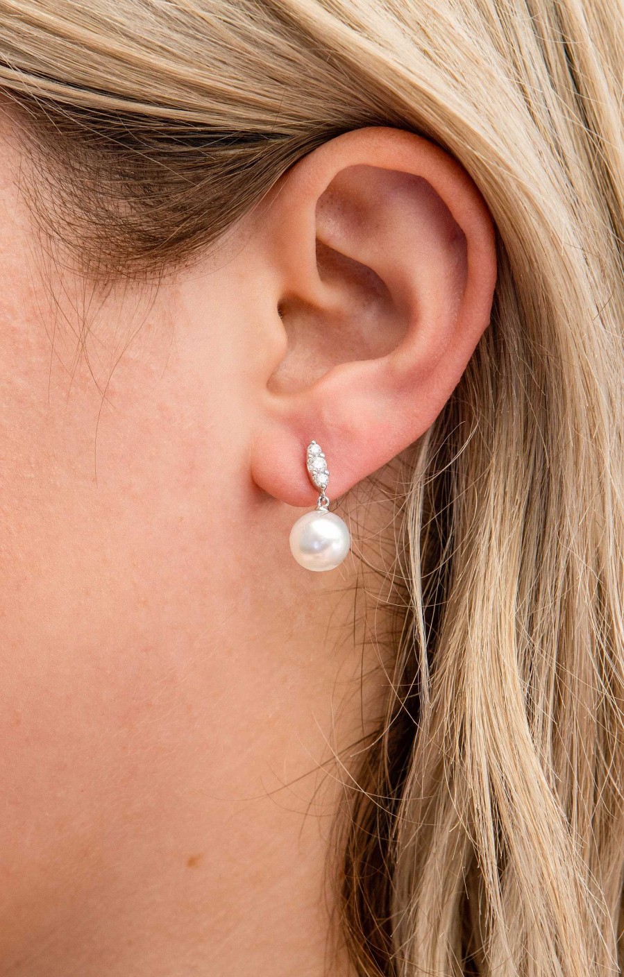 Earrings Mikimoto | Mikimoto Morning Dew White South Sea Cultured Pearl Earrings