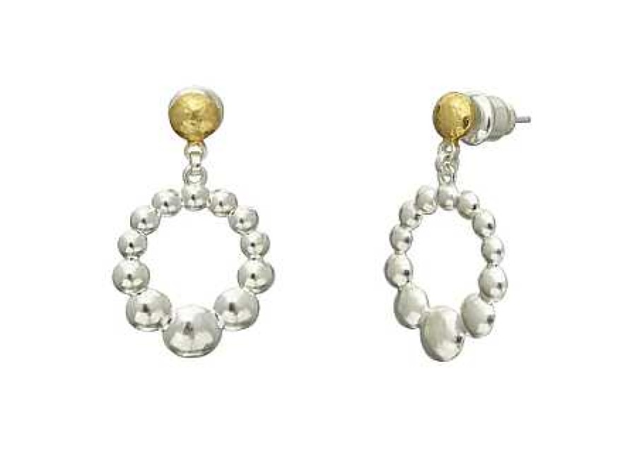 Bracelets & Bangles Gurhan | Gurhan Open Graduated Lentil Earrings