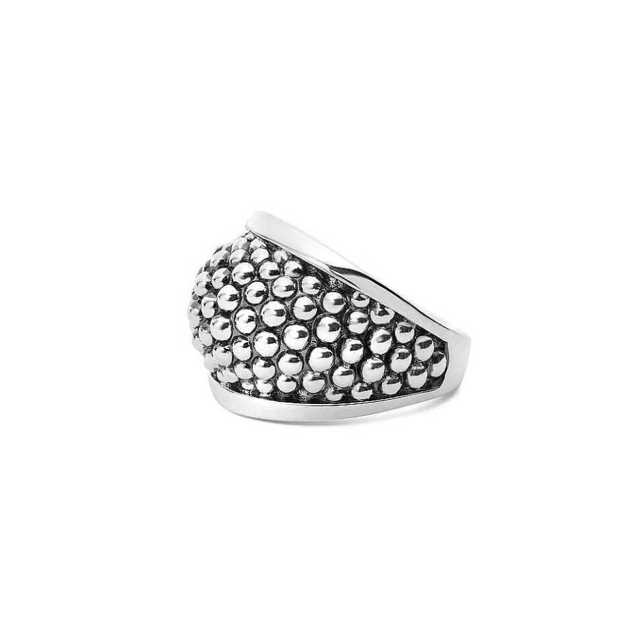 Fashion Rings Lagos | Lagos Signature Caviar Beaded Ring, Size 7