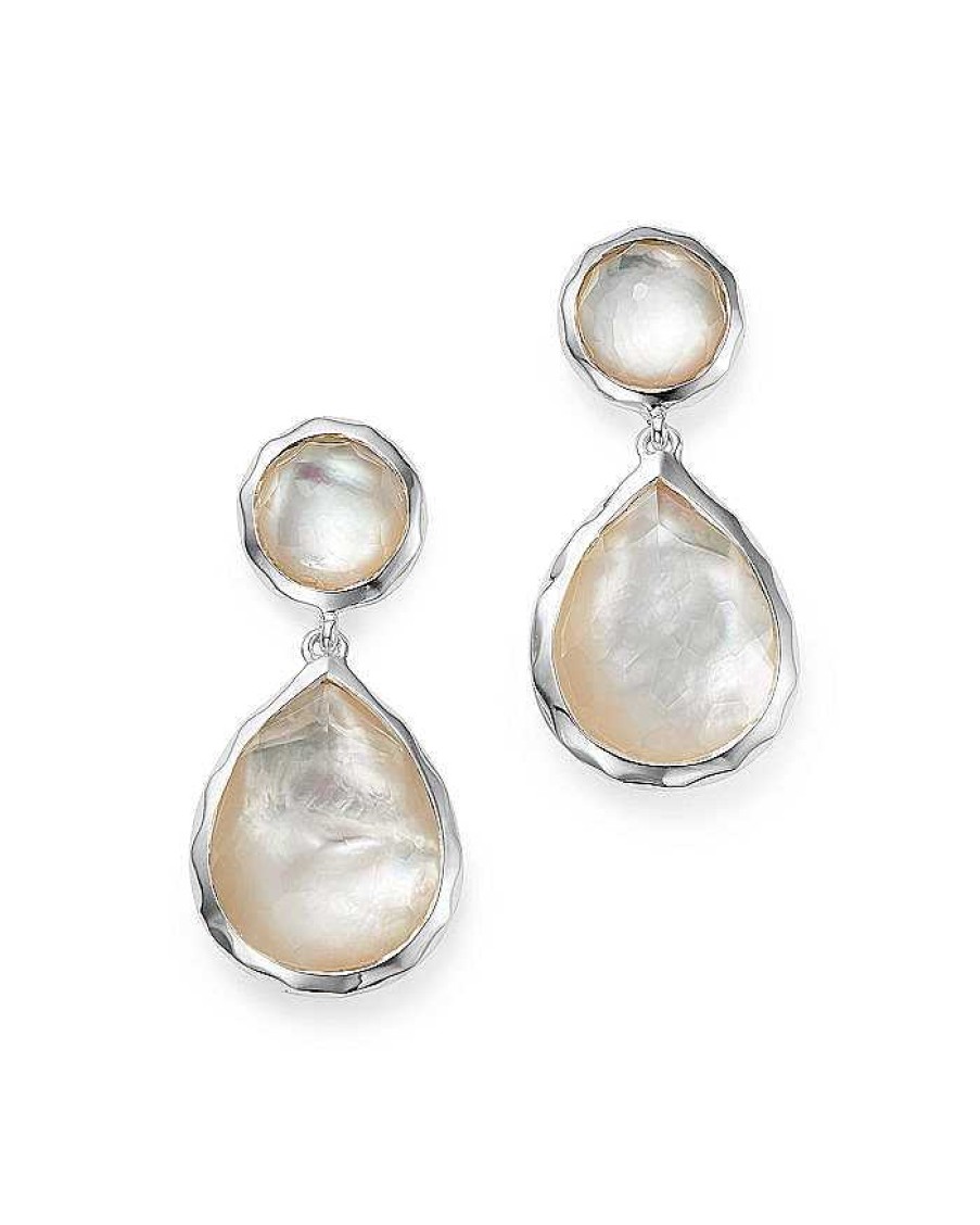 Earrings Ippolita | Ippolita Rock Candy Sterling Silver Snowman Earrings In Mother Of Pearl