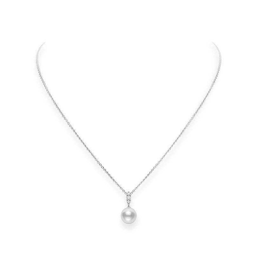 Necklaces & Pendants Mikimoto | Mikimoto Dew White South Sea Pearl Necklace