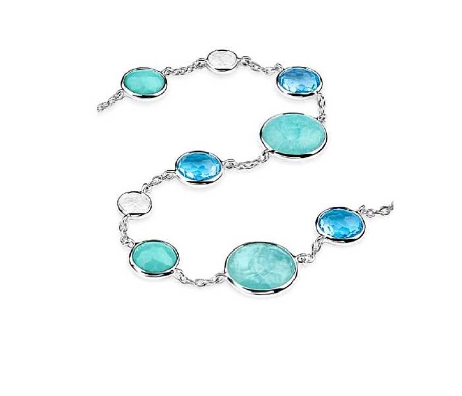 Necklaces & Pendants Ippolita | Ippolita Lollipop Sterling Silver Lollitini Short Necklace In Waterfall