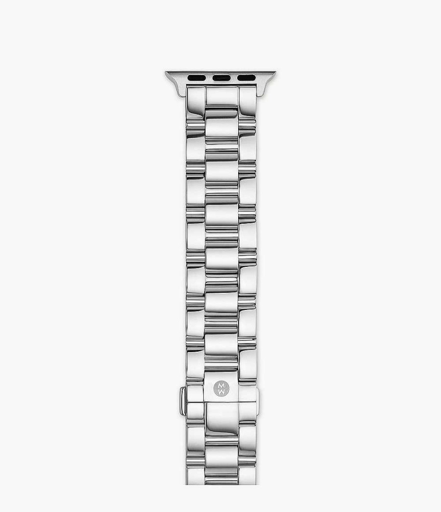 Watches Michele | Michele Stainless Steel 3 Link Apple Watch Bracelet