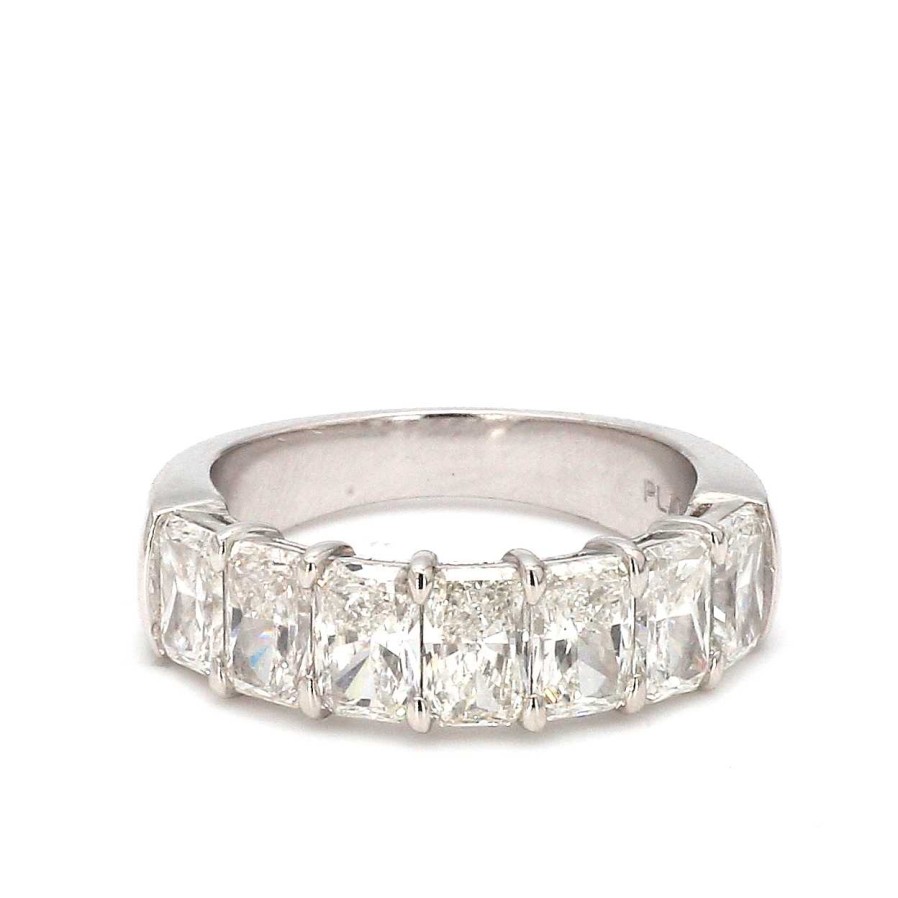 Fashion Rings Bailey's Fine Jewelry | 7 Stone Radiant Cut Diamond Band