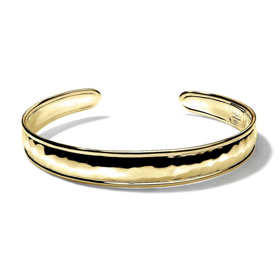 Bracelets & Bangles Ippolita | Ippolita Classico Thin Goddess Cuff Bracelet In 18Kt Yellow Gold