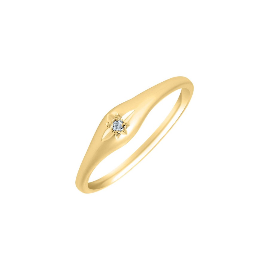 Fashion Rings Bailey's Fine Jewelry | Bailey'S Children'S Collection Gold Diamond Ring