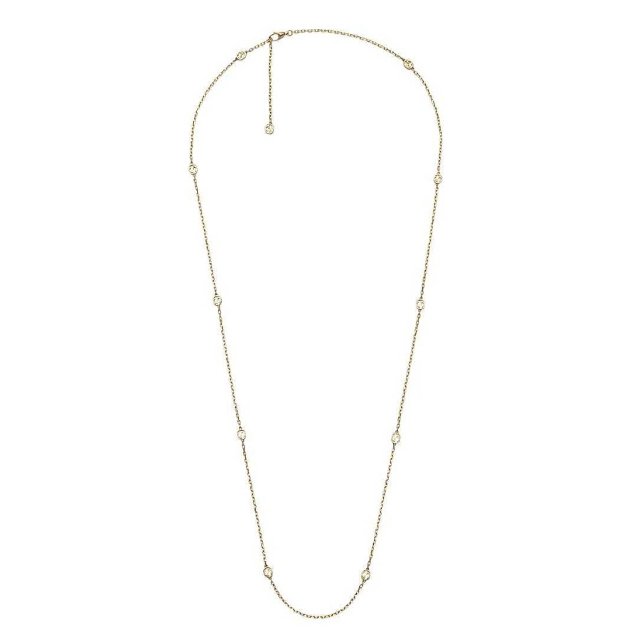 Necklaces & Pendants Gucci | Gucci Interlocking G Fine Station 18Kt Yellow Gold Necklace