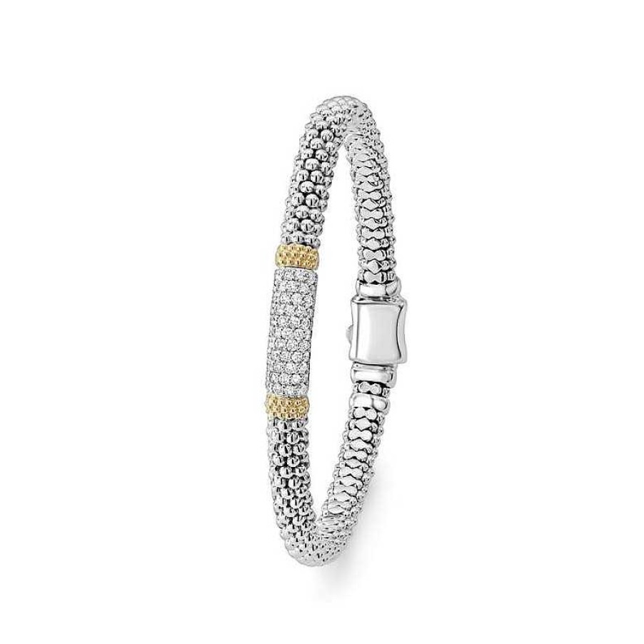 Bracelets & Bangles Lagos | Lagos Lux Diamond Caviar Bracelet