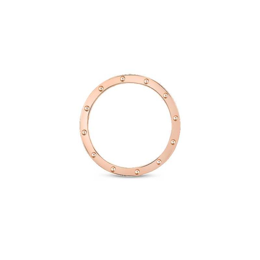 Fashion Rings Roberto Coin | Roberto Coin Gold Symphony Pois Moi Band Ring