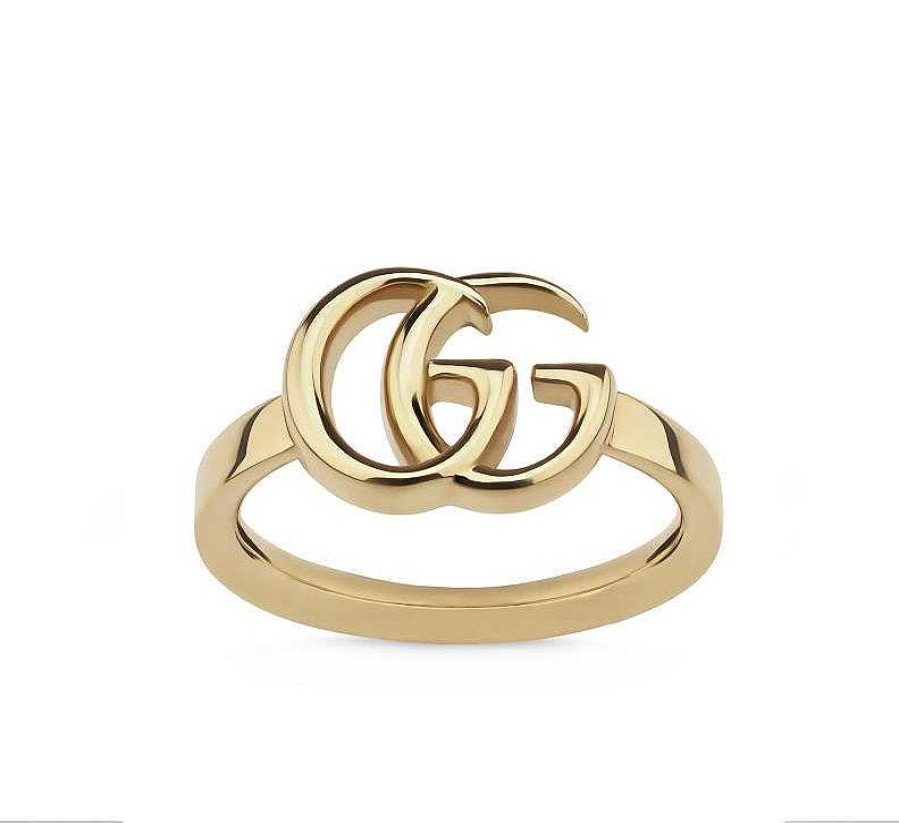 Fashion Rings Gucci | Gucci Gg Running 18K Gold Ring