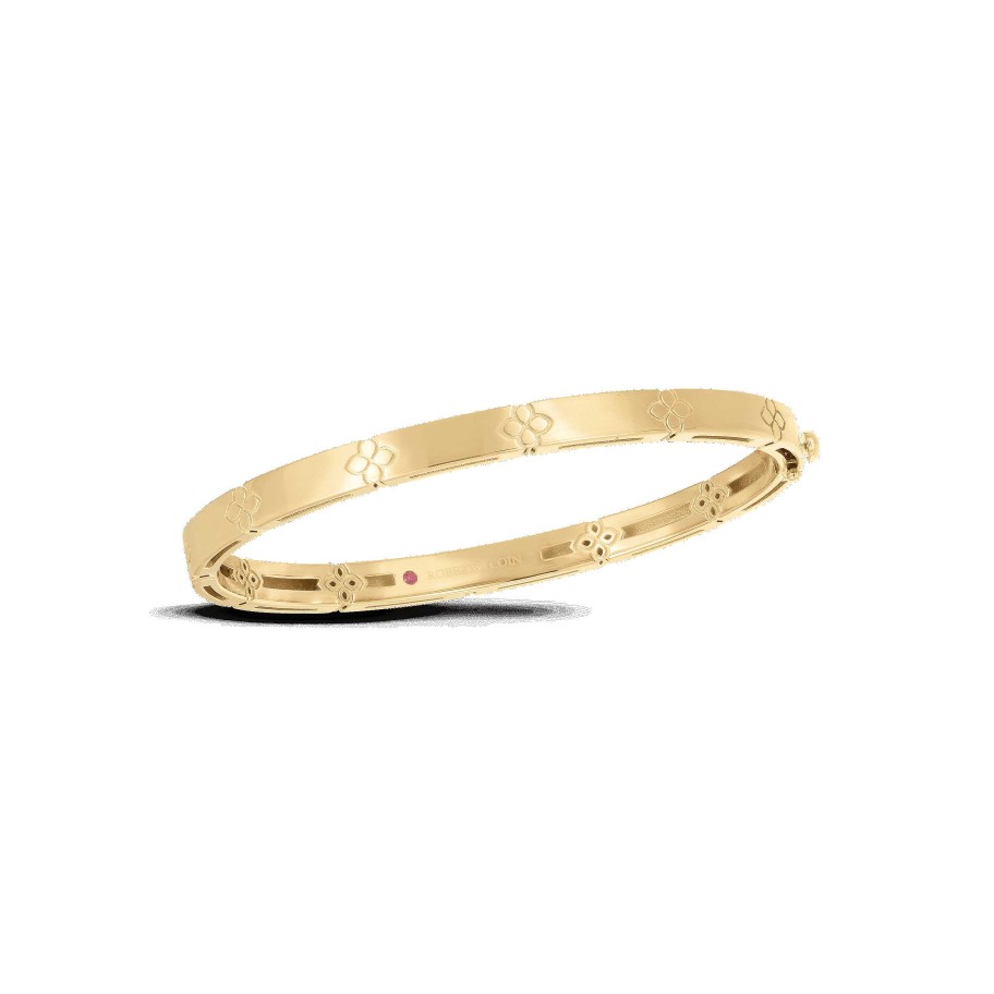 Bracelets & Bangles Roberto Coin | Roberto Coin Love In Verona Narrow Bangle