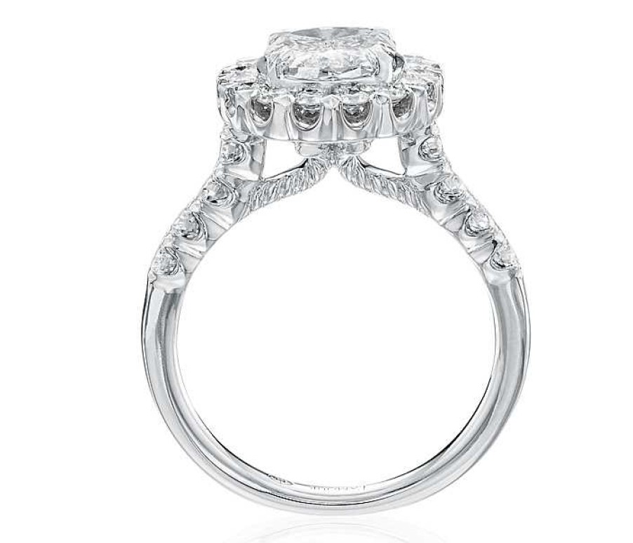 Engagement Rings Bailey's Fine Jewelry | Christopher Designs L'Amour Oval Halo Engagement Ring Setting