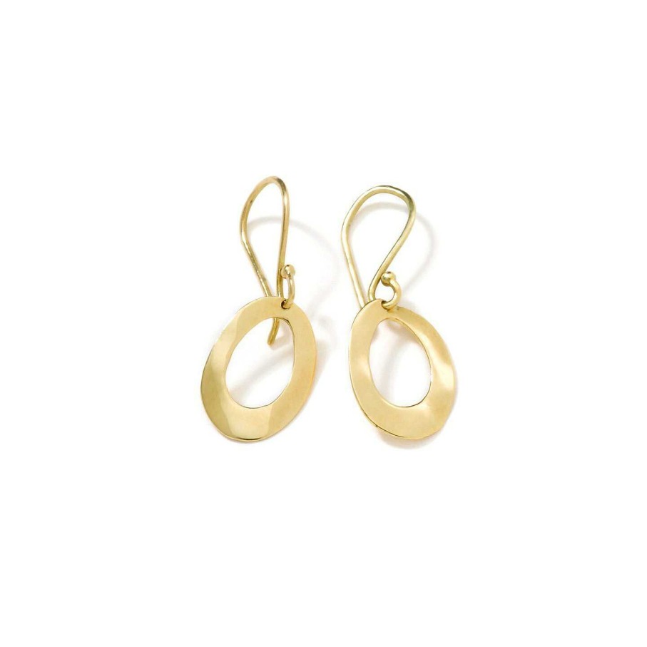 Earrings Ippolita | Ippolita Gold Glamazon Mini Open Oval Earrings