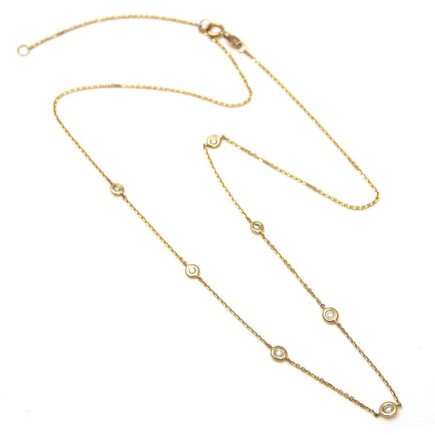 Necklaces & Pendants Bailey's Fine Jewelry | Bailey'S Collection Diamonds By The Yard Necklace