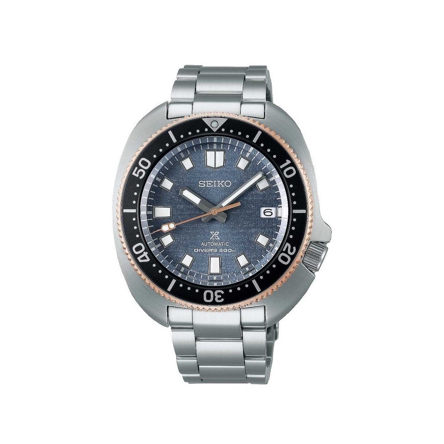 Watches Seiko Luxe | Seiko Luxe 43Mm Prospex Diver'S Modern Re-Interpretation Watch In Blue