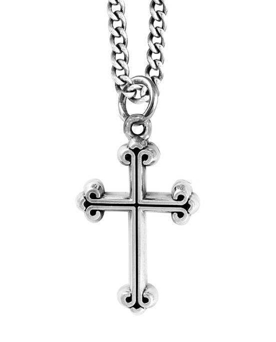 Men'S King Baby | King Baby Mini Traditional Cross Pendant Necklace