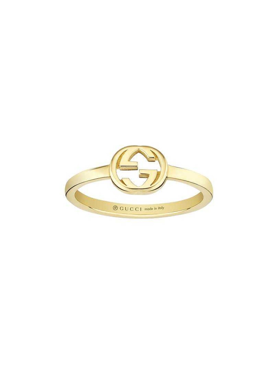 Fashion Rings Gucci | Gucci Interlocking G 18K Yellow Gold Ring