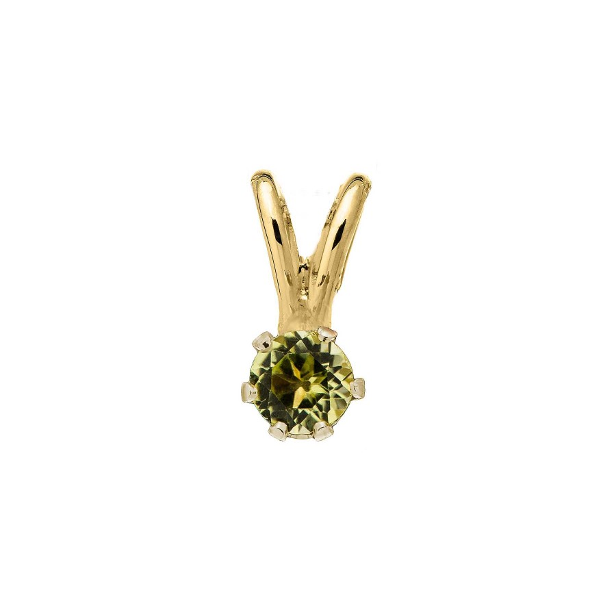 Necklaces & Pendants Bailey's Fine Jewelry | Bailey'S Children'S Collection August Birthstone Peridot Pendant Necklace