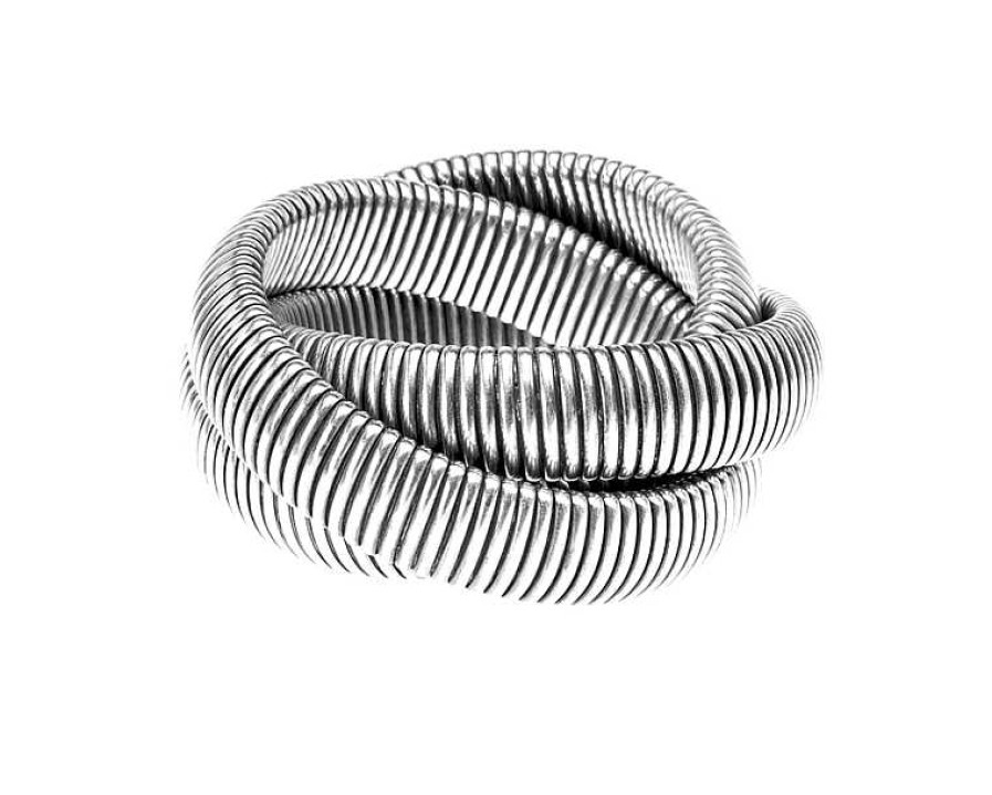 Bracelets & Bangles Bailey's | Janis Savitt Antique Silver Triple Cobra 7/8 Bracelet