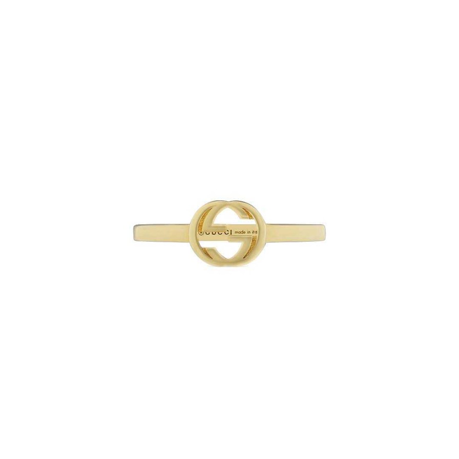 Fashion Rings Gucci | Gucci Interlocking G 18K Yellow Gold Ring