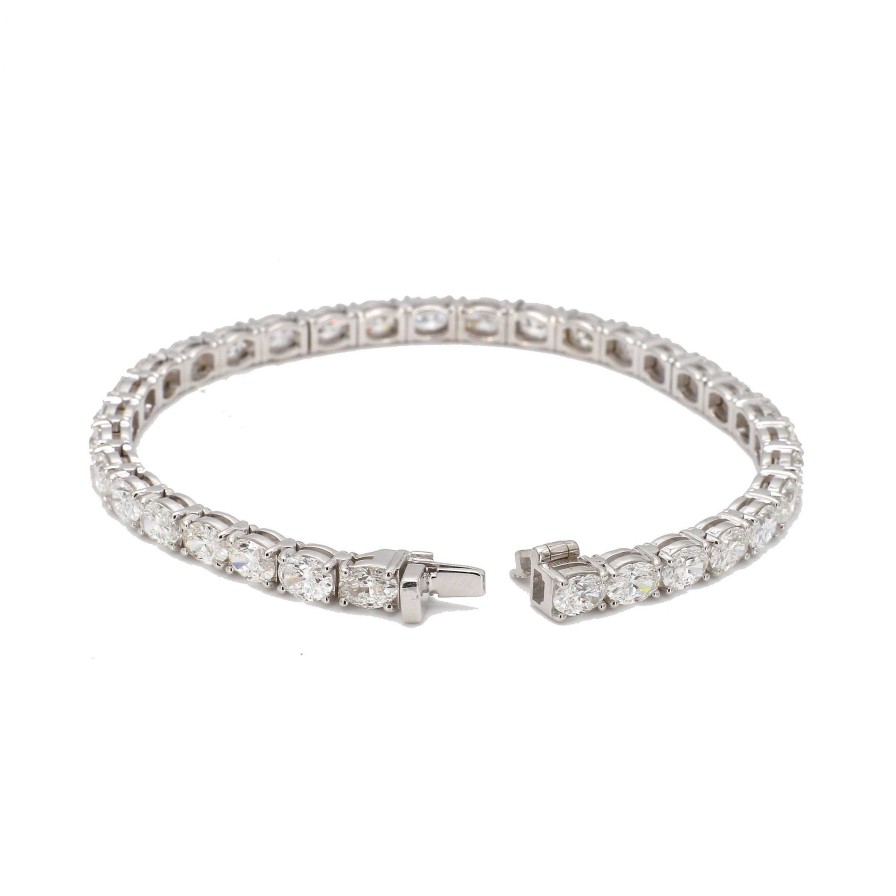 Bracelets & Bangles Bailey's Fine Jewelry | Diamond Oval Cut Tennis Bracelet