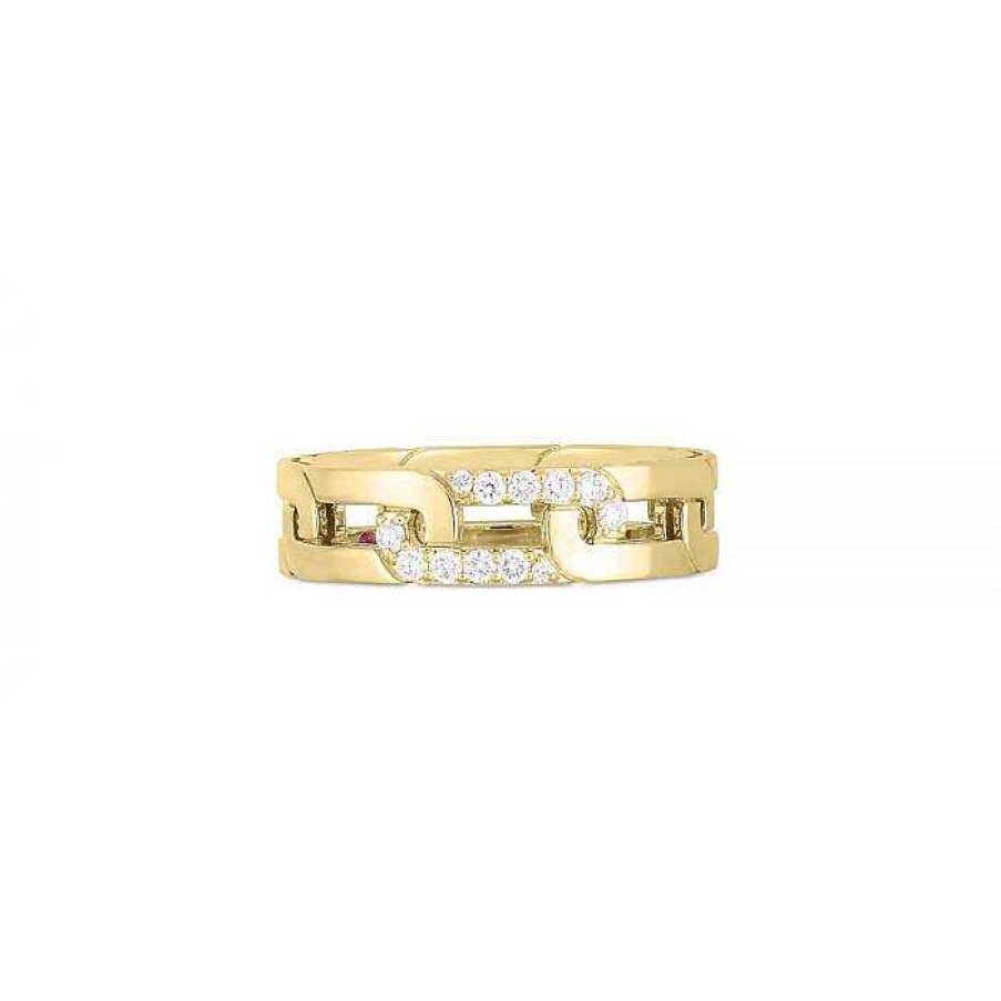 Fashion Rings Roberto Coin | Roberto Coin Navarra Ring With Diamonds