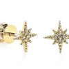 Earrings Sydney Evan | Sydney Evan Mini Pave Starburst Studs