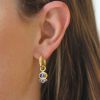 Earrings Elizabeth Locke | Elizabeth Locke Blue Sapphire Earring Charms