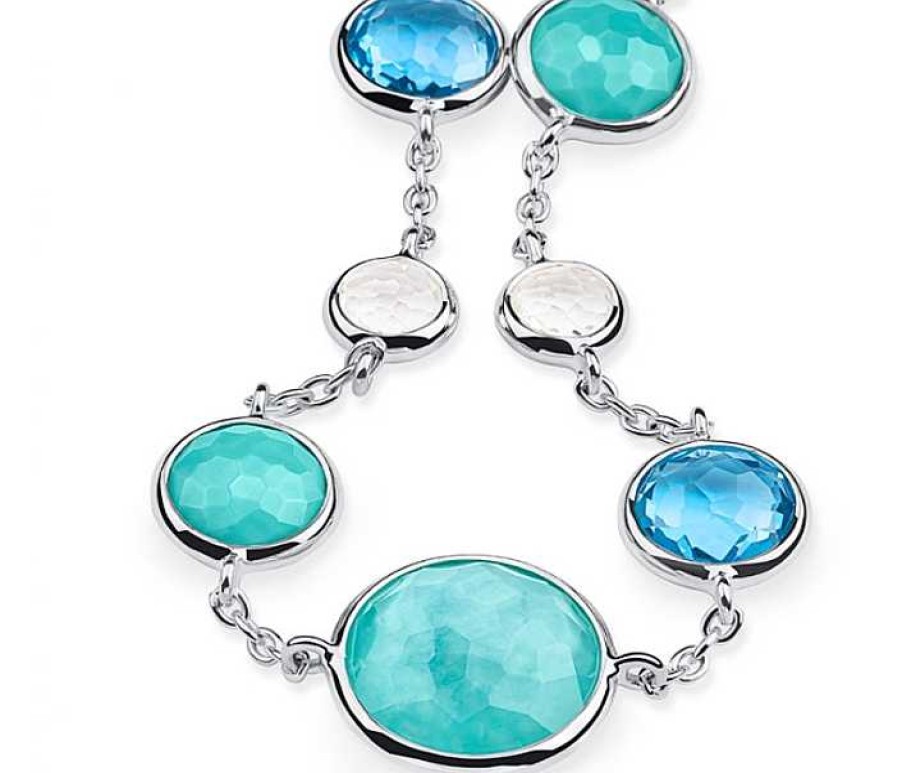 Necklaces & Pendants Ippolita | Ippolita Lollipop Sterling Silver Lollitini Long Necklace In Waterfall