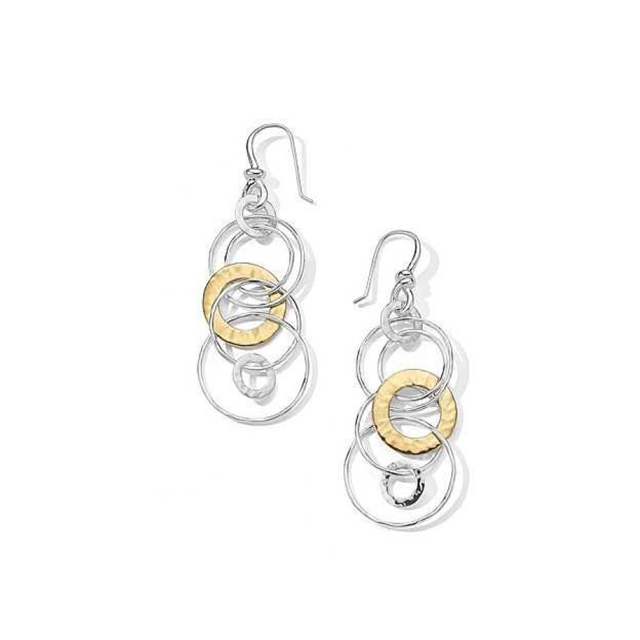 Earrings Ippolita | Ippolita Chimera Jet Set Earrings In Sterling Silver And 18Kt Yellow Gold