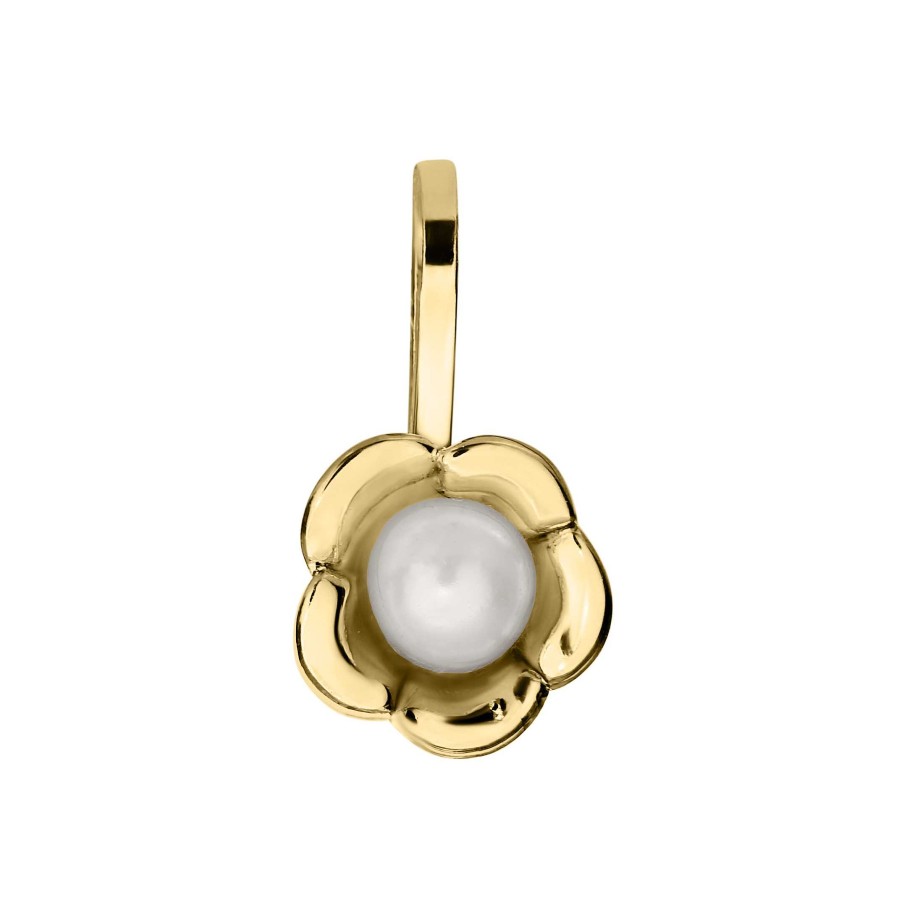 Necklaces & Pendants Bailey's Fine Jewelry | Bailey'S Children'S Collection Pearl Flower Pendant Necklace