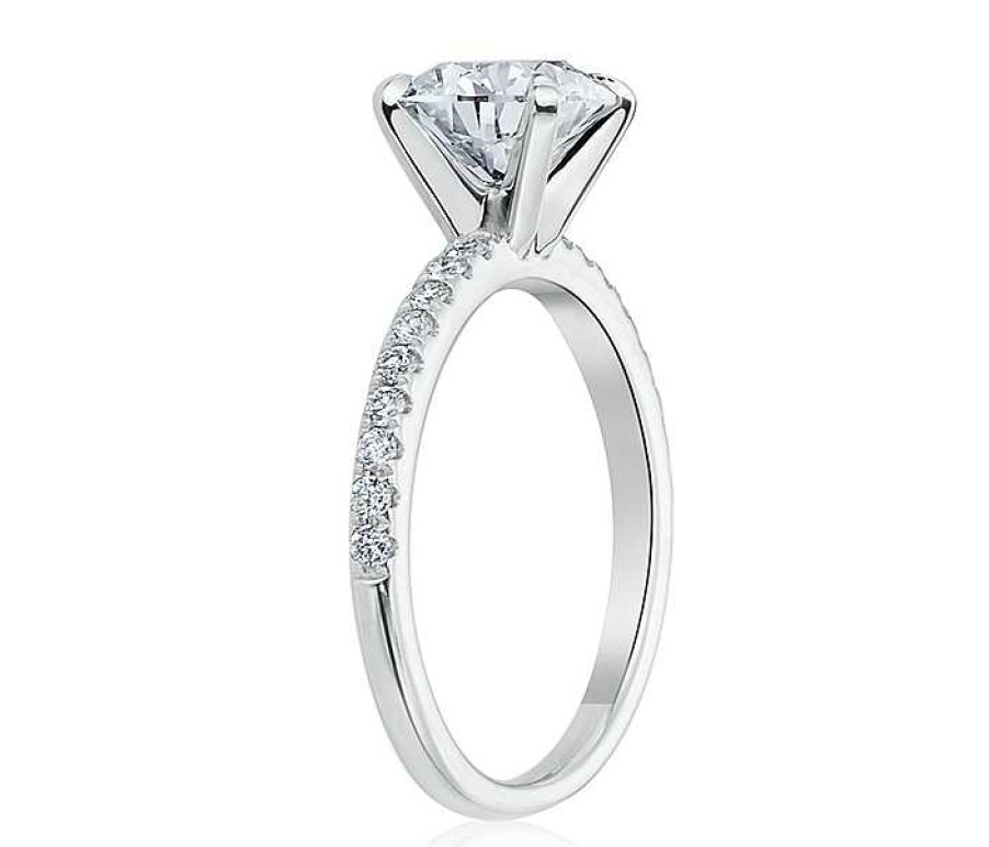 Engagement Rings Bailey's Fine Jewelry | Pave Diamond Engagement Ring Mounting