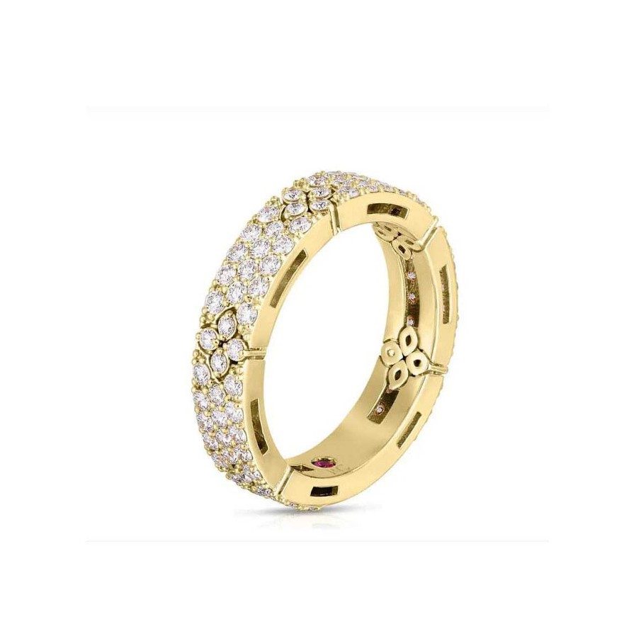 Fashion Rings Roberto Coin | Roberto Coin Love In Verona Pave Diamond Ring