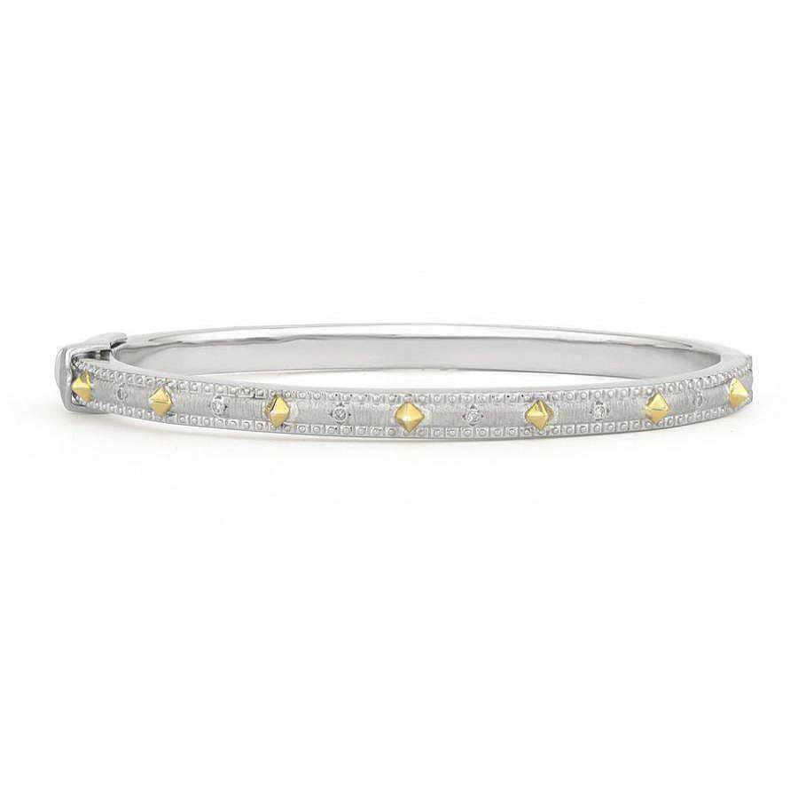 Bracelets & Bangles Jude Frances | Jude Frances Pyramid Bangle