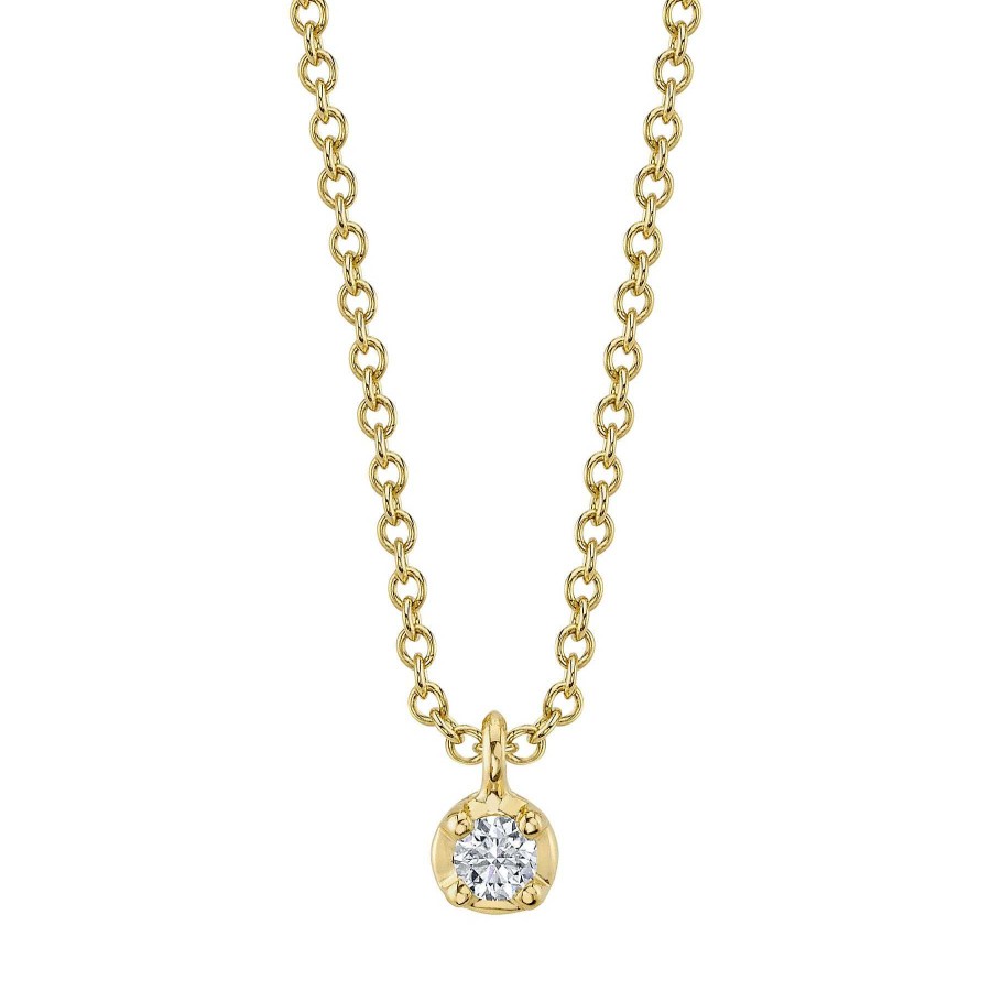 Necklaces & Pendants Bailey's Fine Jewelry | Diamond Crown Set Pendant Necklace