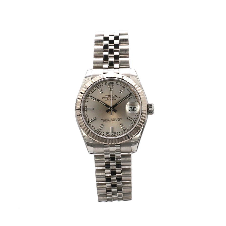 Watches Pre-Owned Rolex | Bailey'S Certified Pre-Owned Rolex Datejust Model Watch