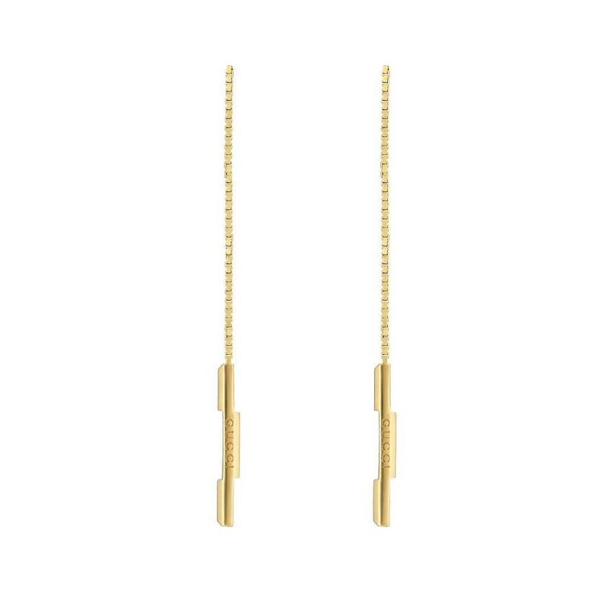 Earrings Gucci | Gucci Link To Love 18Kt Yellow Gold Dangle Earrings