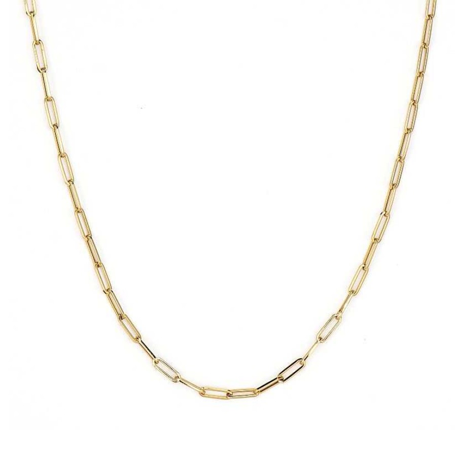 Necklaces & Pendants Bailey's Fine Jewelry | Three Stories Narrow Paperclip Chain Necklace