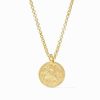 Necklaces & Pendants Julie Vos | Julie Vos 24Kt Yellow Gold Plate Coin Pendant Necklace