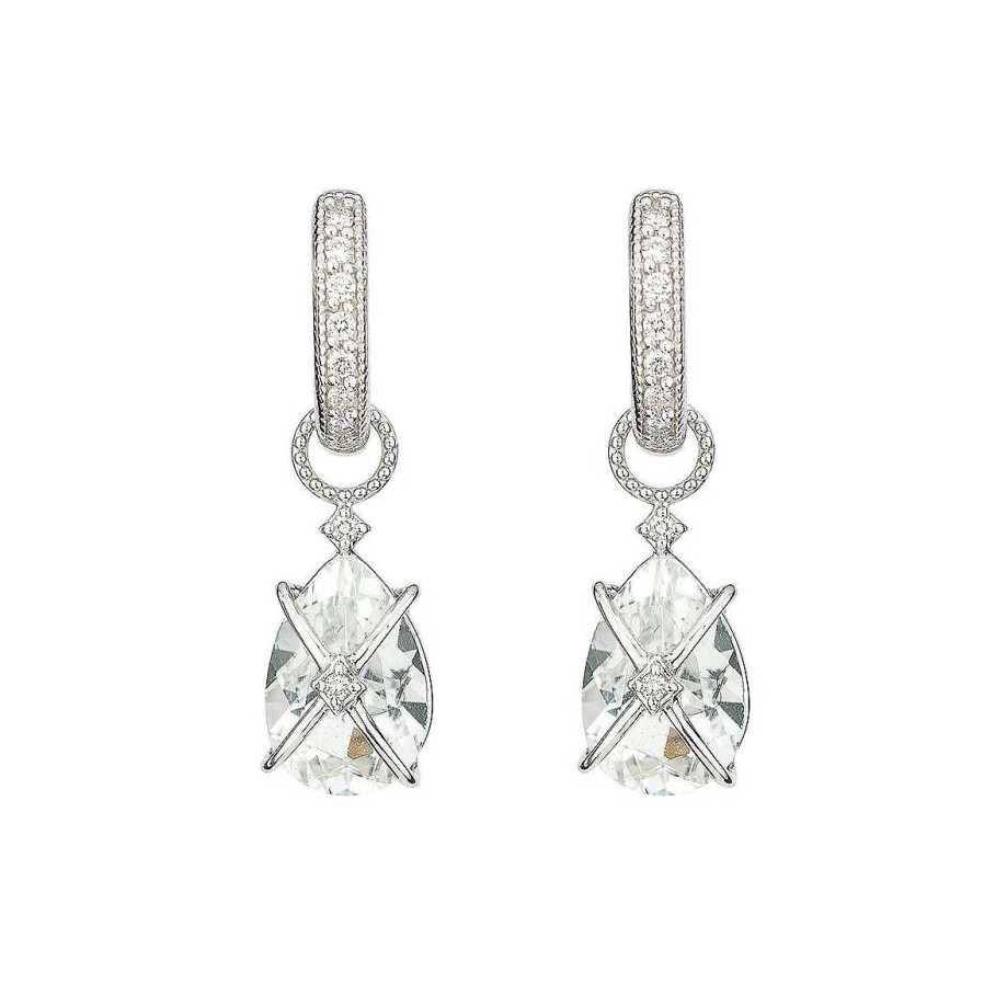 Earrings Jude Frances | Jude Frances Pear Stone Earring Charms