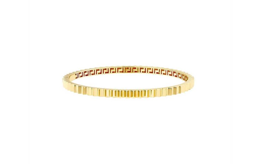 Bracelets & Bangles Bailey's | 14K Gold Fluted Hinge Bangle Bracelet