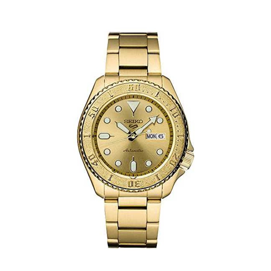 Watches Seiko | Seiko 42.5Mm Sports Gold-Tone Watch