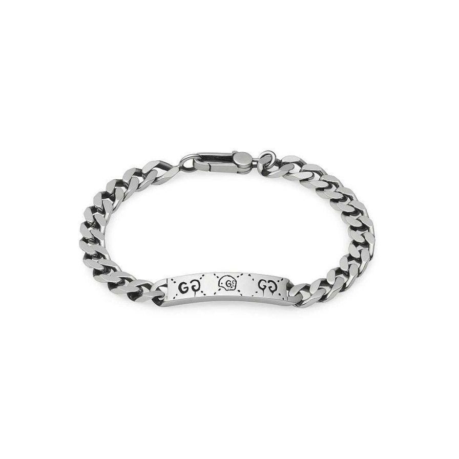 Bracelets & Bangles Gucci | Gucci Ghost Silver Bracelet- Size 21